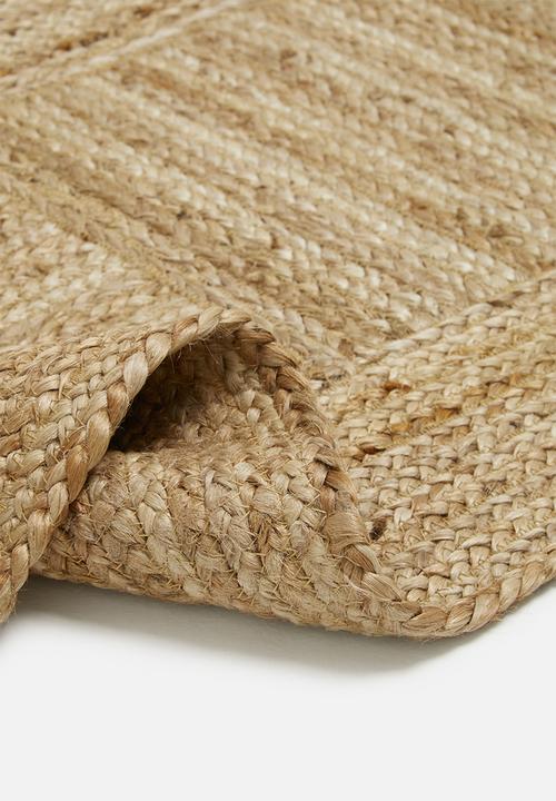 Sixth Floor - Braided jute rug - natural