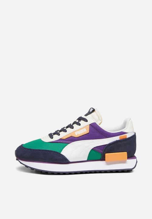PUMA - Future Rider Play On Jr - green/purple pop