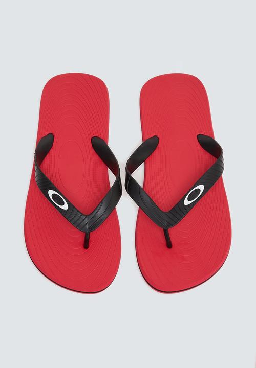 Oakley - Catalina flip flop - red line