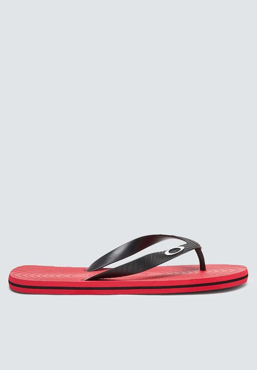 Oakley - Catalina flip flop - red line