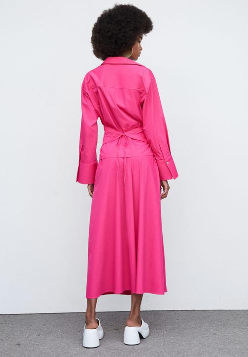 MANGO - Shirt Maria - Bright Pink