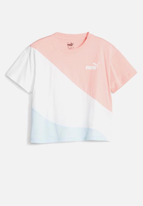 PUMA - Puma power cat tee g - icy blue