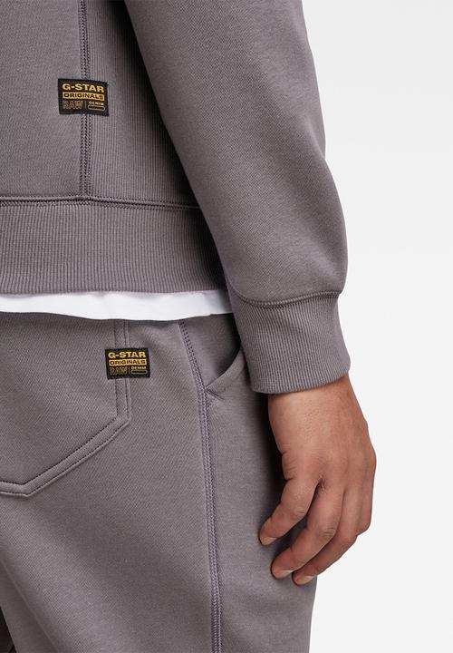 G-STAR - Premium core hooded sw long sleeve Pacior sweat r - rabbit