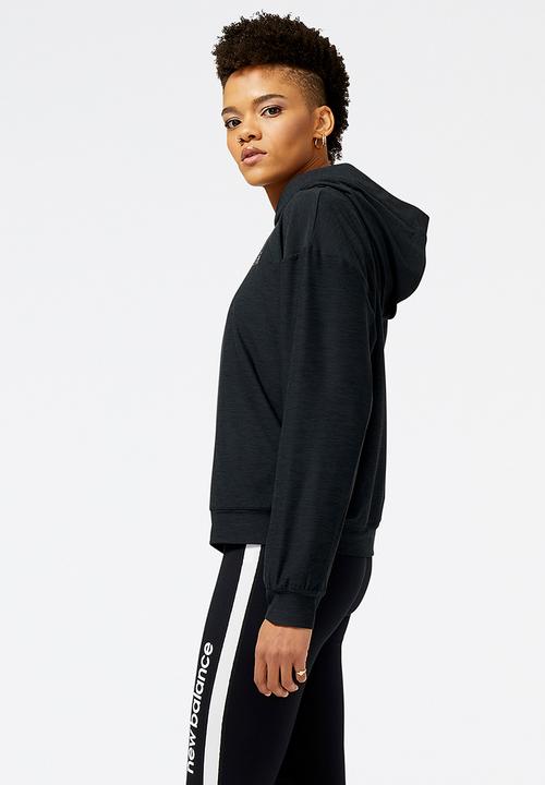New Balance  - Nb tech training space dye hoodie - black