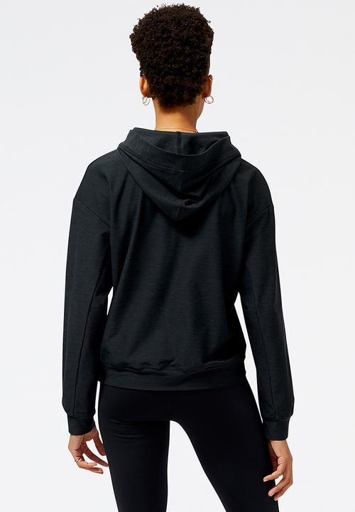 New Balance  - Nb tech training space dye hoodie - black