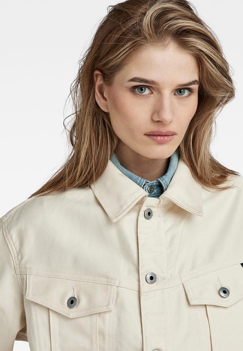 G-STAR - Oversized Western Jacket Wmn - Ecru