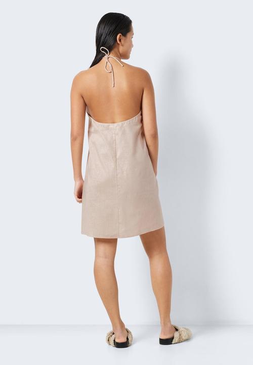 Noisy May - Moya s/l short strap dress - peyote