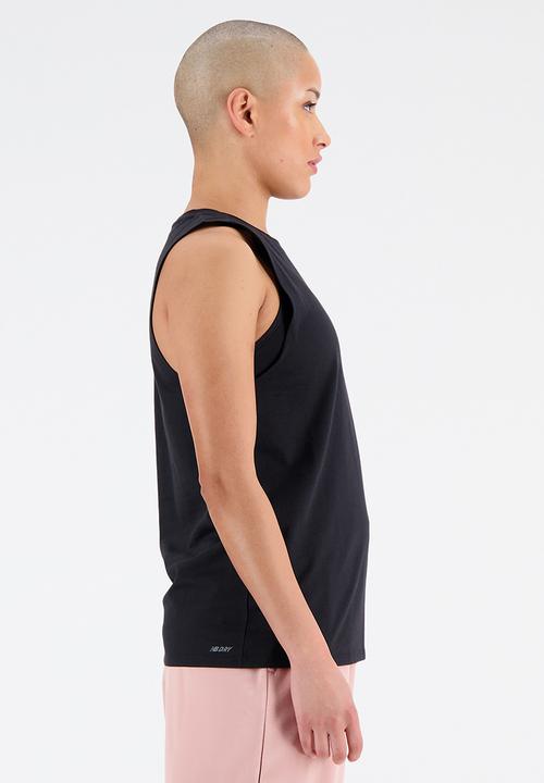 New Balance  - Relentless heathertech tank - black
