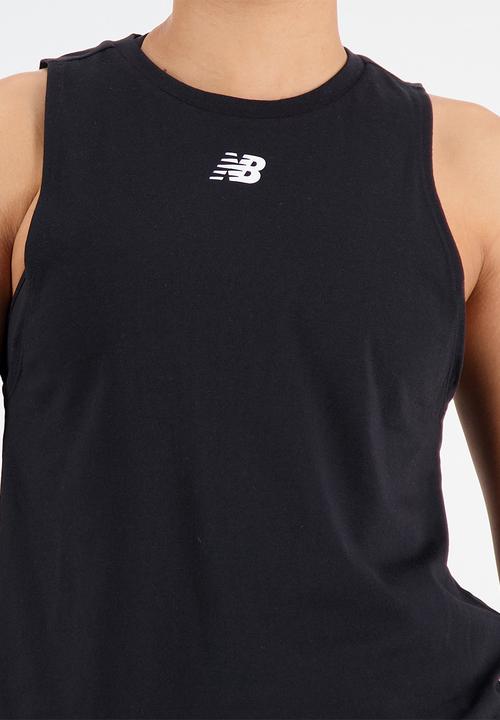 New Balance  - Relentless heathertech tank - black