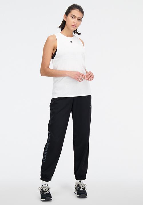 New Balance  - Relentless heathertech tank - white