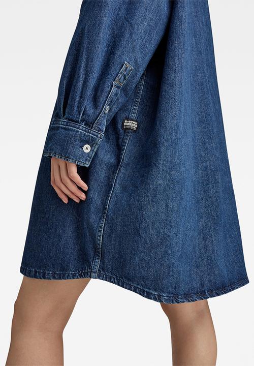 G-STAR - Oversized denim dress - antique waterfront