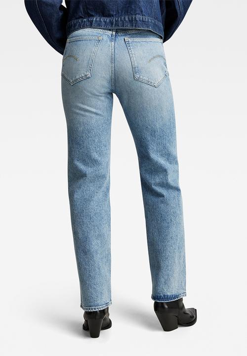 G-STAR - Viktoria high straight wmn - vintage olympic blue