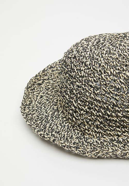 edit - Ameliia sun hat - black & stone