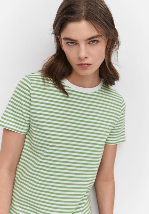 MANGO - T-shirt chalacas - light green