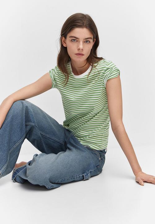 MANGO - T-shirt chalacas - light green