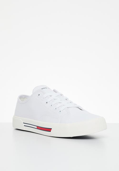 Tommy Hilfiger - Tommy jeans low cut vulcanized sneaker - white
