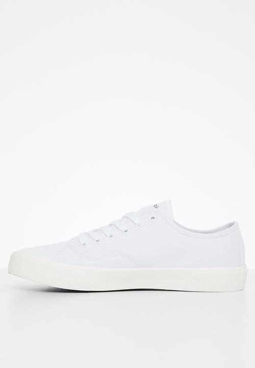 Tommy Hilfiger - Tommy jeans low cut vulcanized sneaker - white
