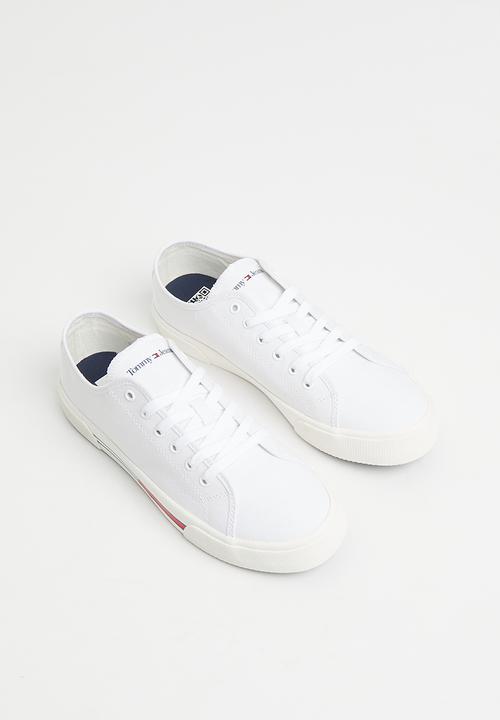 Tommy Hilfiger - Tommy jeans low cut vulcanized sneaker - white
