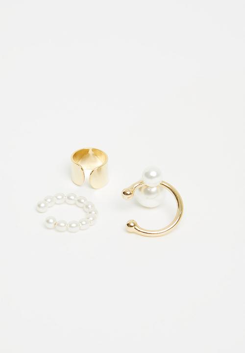 Superbalist - Nova earring cuff pack - gold