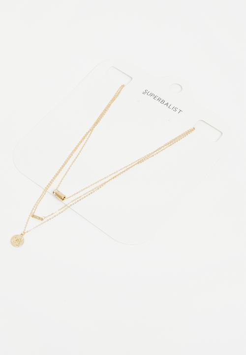 Superbalist - Ruby layered necklace - gold