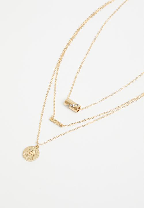 Superbalist - Ruby layered necklace - gold