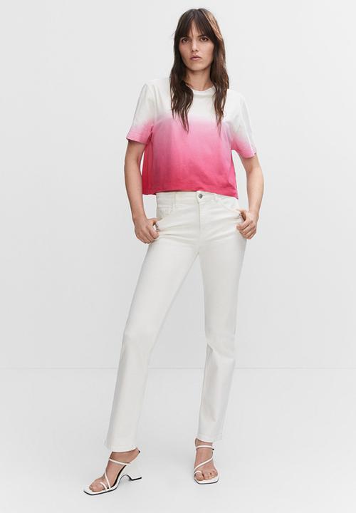 MANGO - T-shirt soleil-h - bright pink