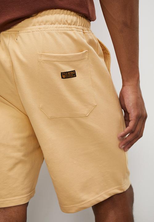 STYLE REPUBLIC - Core fleece active short - stone
