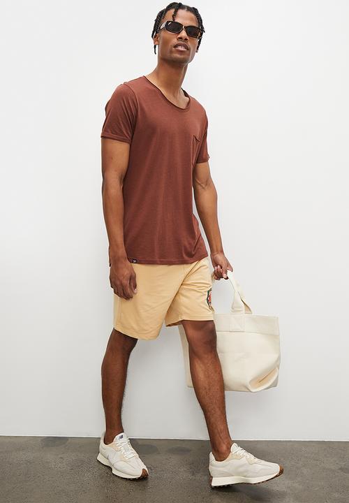 STYLE REPUBLIC - Core fleece active short - stone