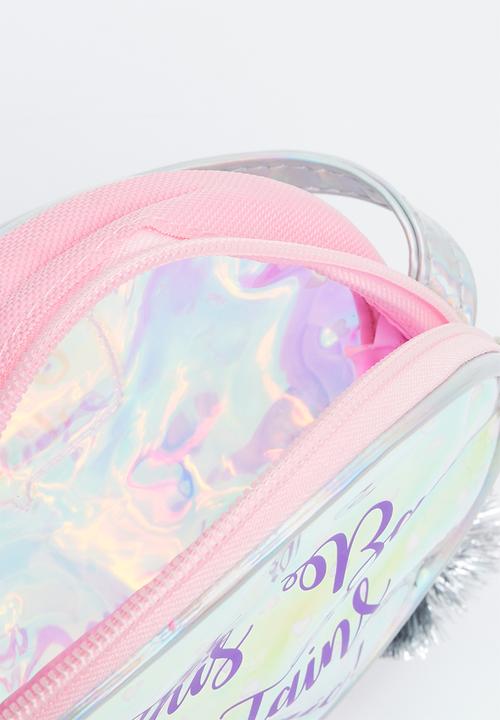 Pop Candy - Go & shine magic heart round sling bag - iridescent