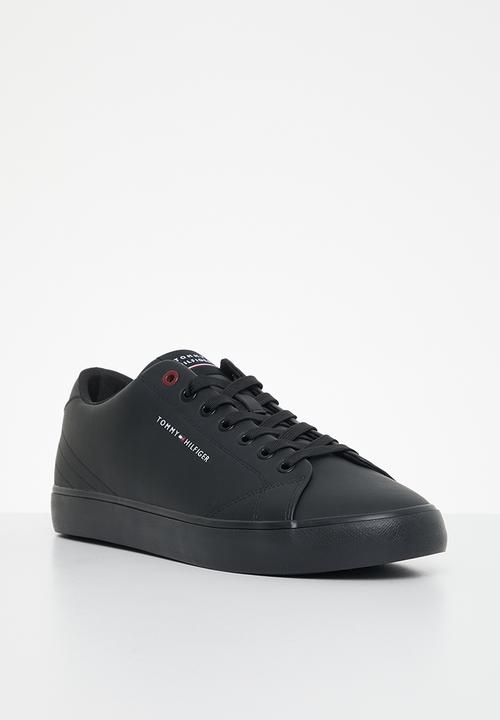 Tommy Hilfiger - Th hi vulc core low leather - black