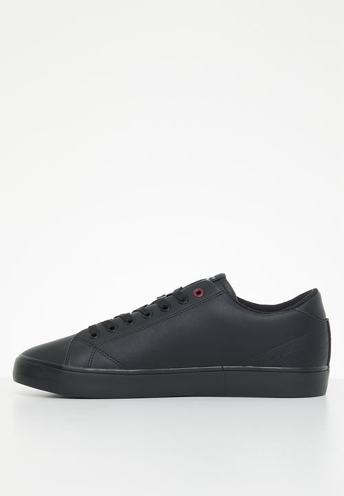 Tommy Hilfiger - Th hi vulc core low leather - black