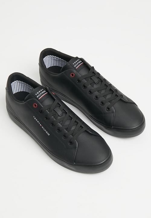 Tommy Hilfiger - Th hi vulc core low leather - black