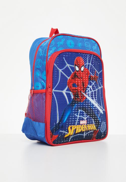 Pop Candy - Spiderman blues lge backpack+p/case - blue