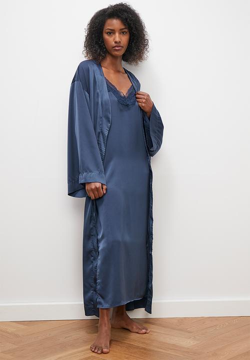 edit - Midi sleep slip - midnight blue