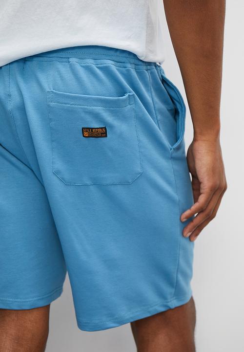 STYLE REPUBLIC - Core fleece active short - mid blue