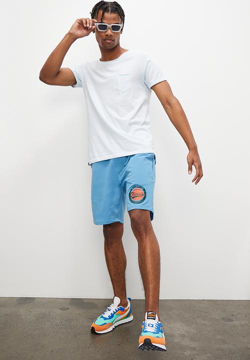 STYLE REPUBLIC - Core fleece active short - mid blue