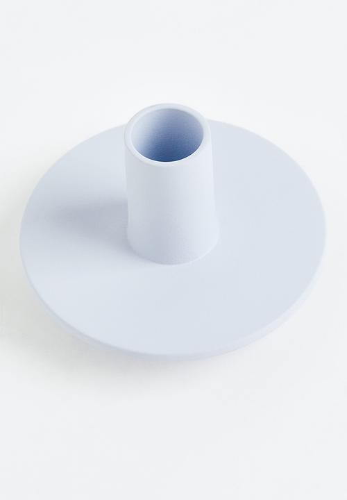 H&M - Metal candlestick - light blue