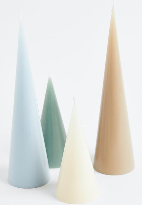 H&M - Cone-shaped candle - light blue