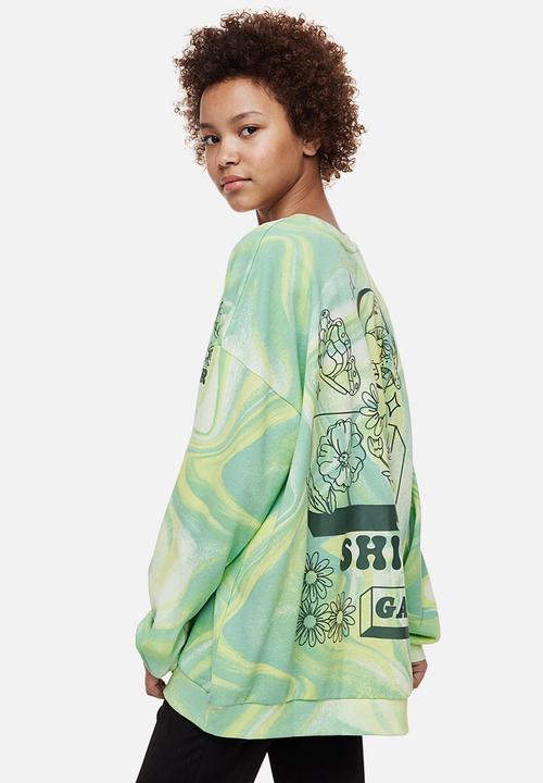 H&M - Oversized sweatshirt - green