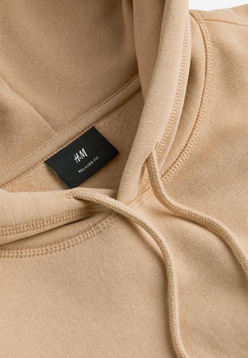 H&M - Relaxed fit hoodie - beige