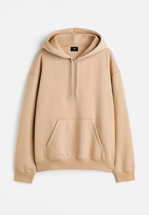 H&M - Relaxed fit hoodie - beige