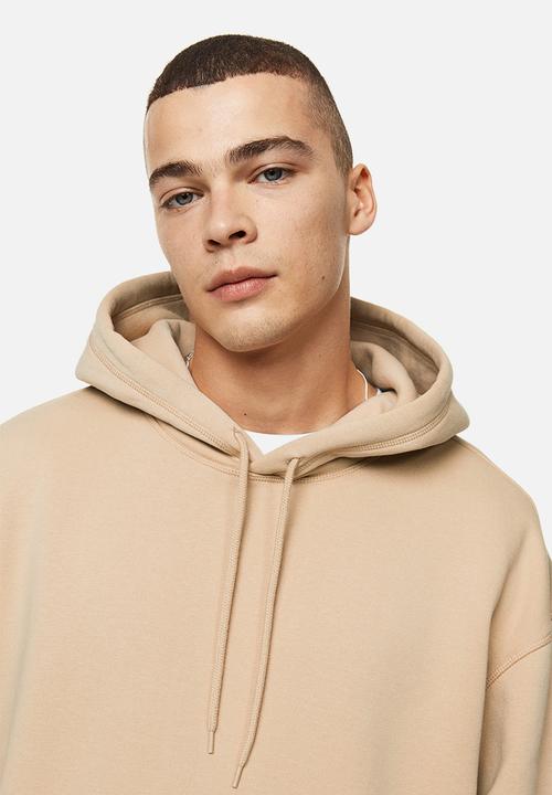 H&M - Relaxed fit hoodie - beige