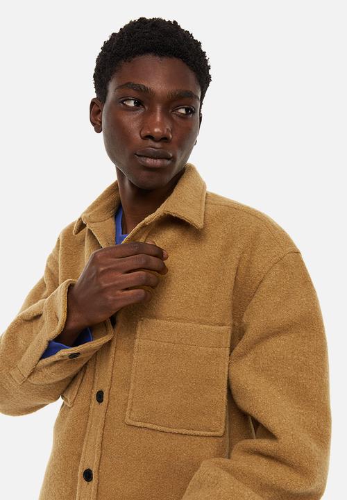H&M - Relaxed fit overshirt - mustard yellow 