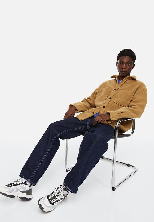 H&M - Relaxed fit overshirt - mustard yellow 