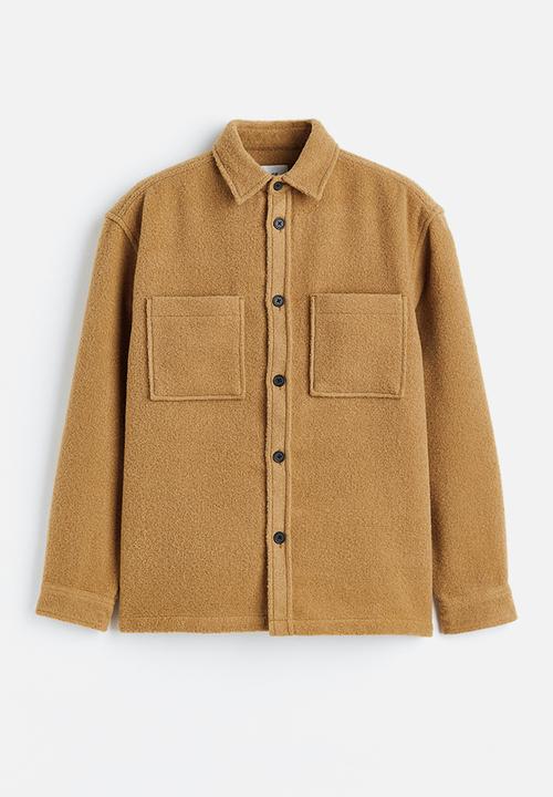 H&M - Relaxed fit overshirt - mustard yellow 