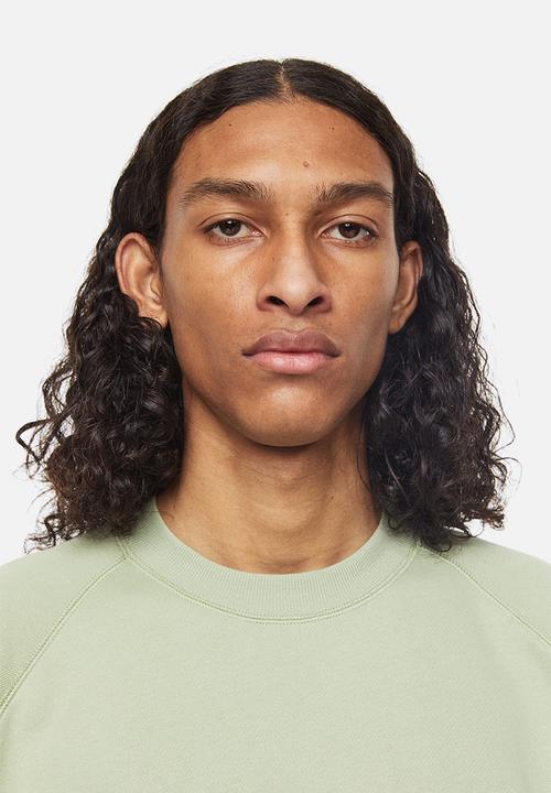 H&M - Oversized fit cotton sweatshirt - pistachio green 