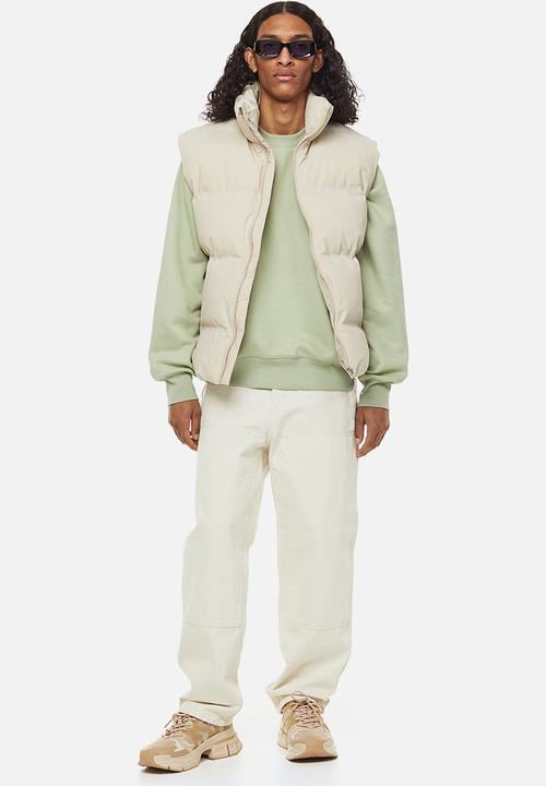 H&M - Oversized fit cotton sweatshirt - pistachio green 