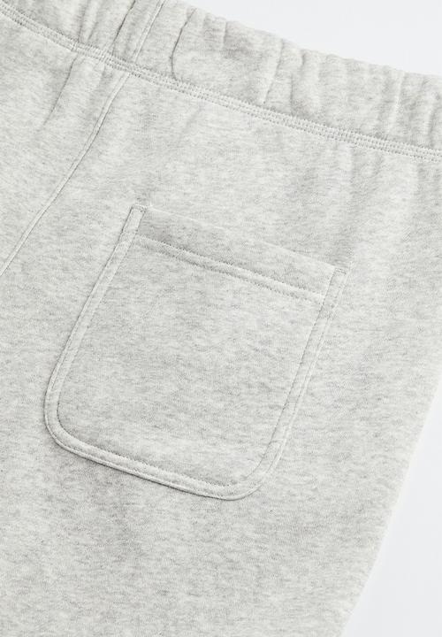 H&M - Regular fit cotton sweatpants - light grey marl