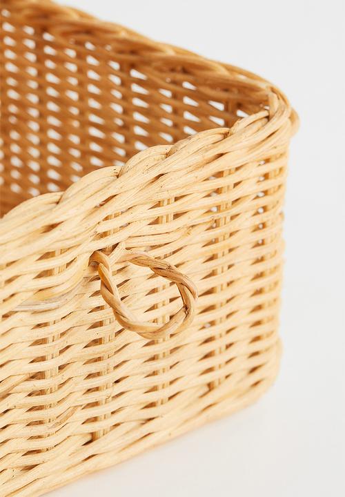 H&M - Small rattan storage basket - beigeDNU