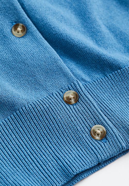 H&M - Fine-knit cardigan - blue